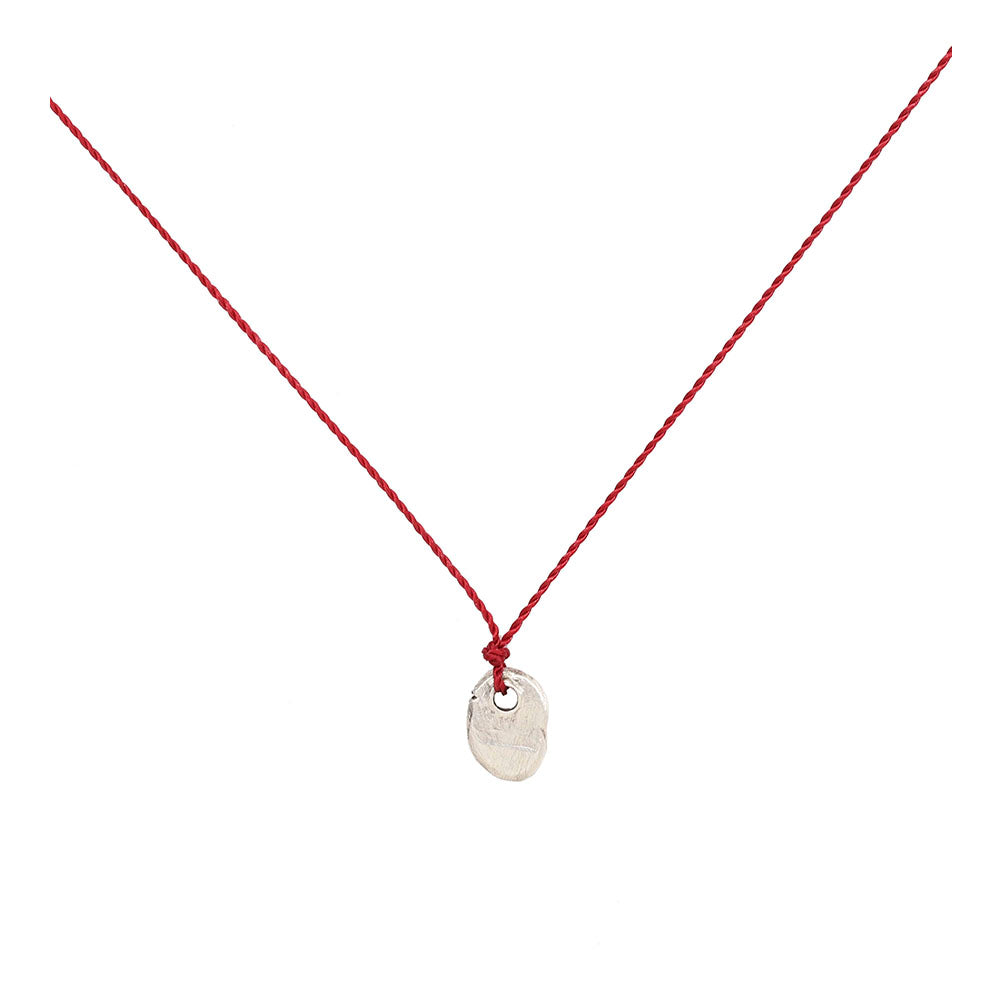 Large Wabi Sabi Silver Necklace