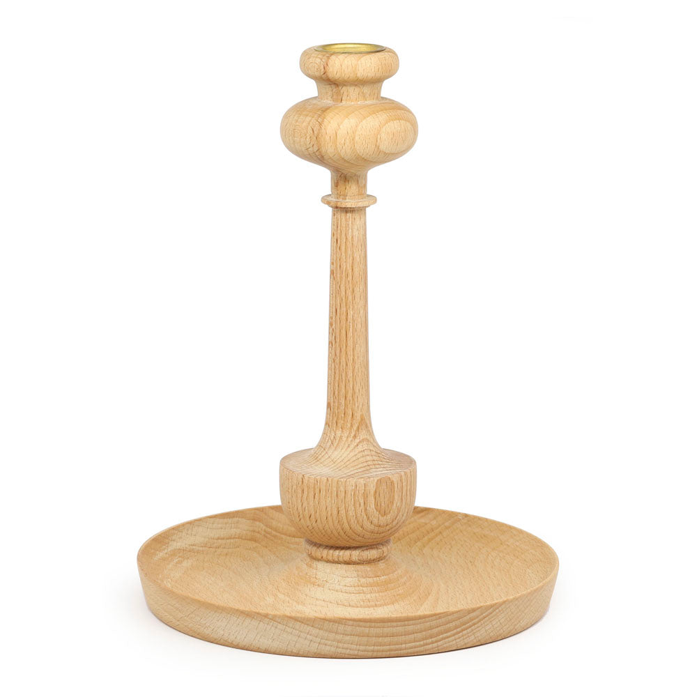Kana Medium Candlestick in Beechwood