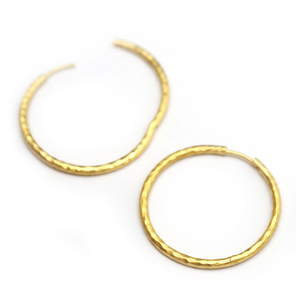 Hammered Hoops