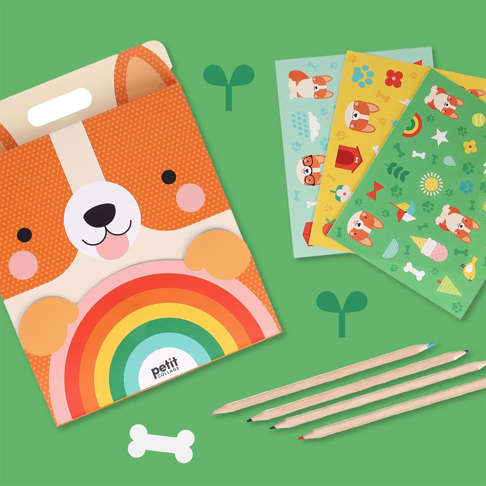 Carry Along Corgi Sketch Kit