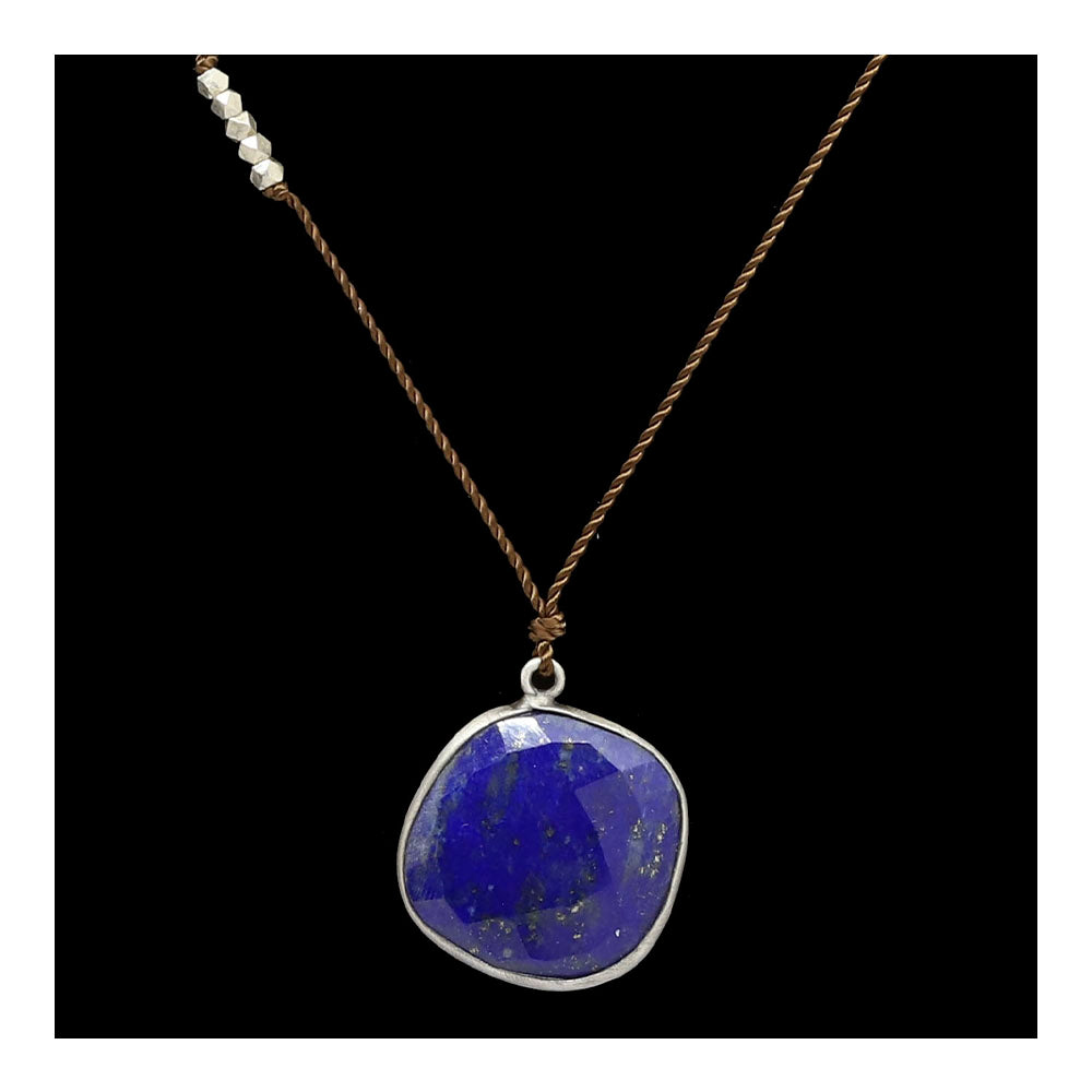 Lapis and Silver Necklace