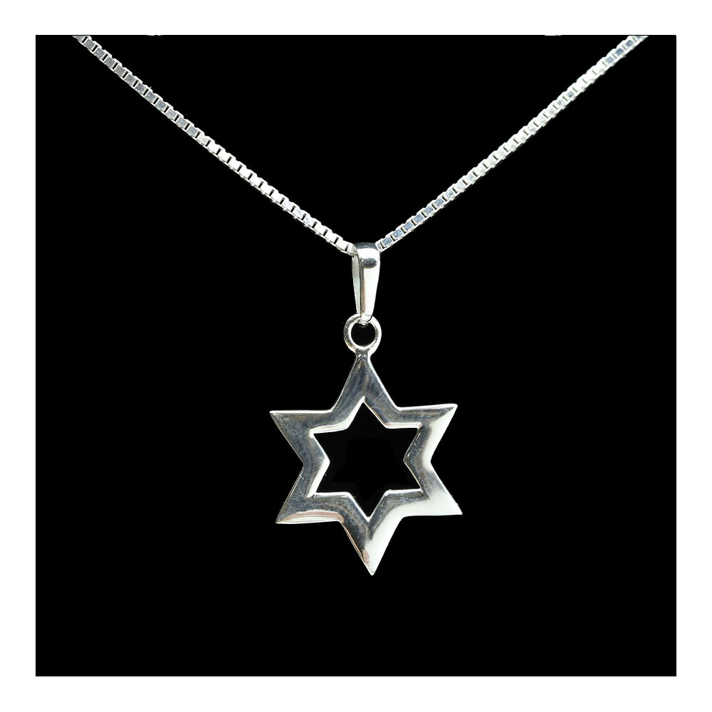 Flat Star of David Necklace