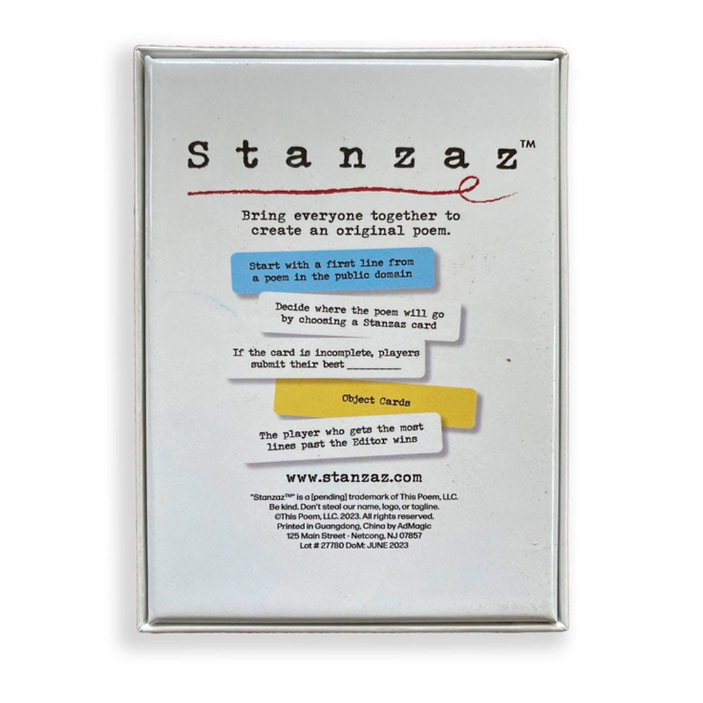 Stanzaz Poetry Game