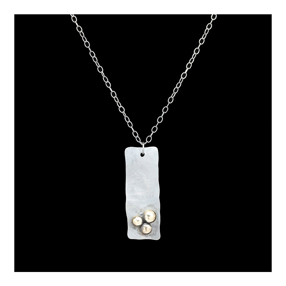 Continental Divide Flat Dog Tag Necklace