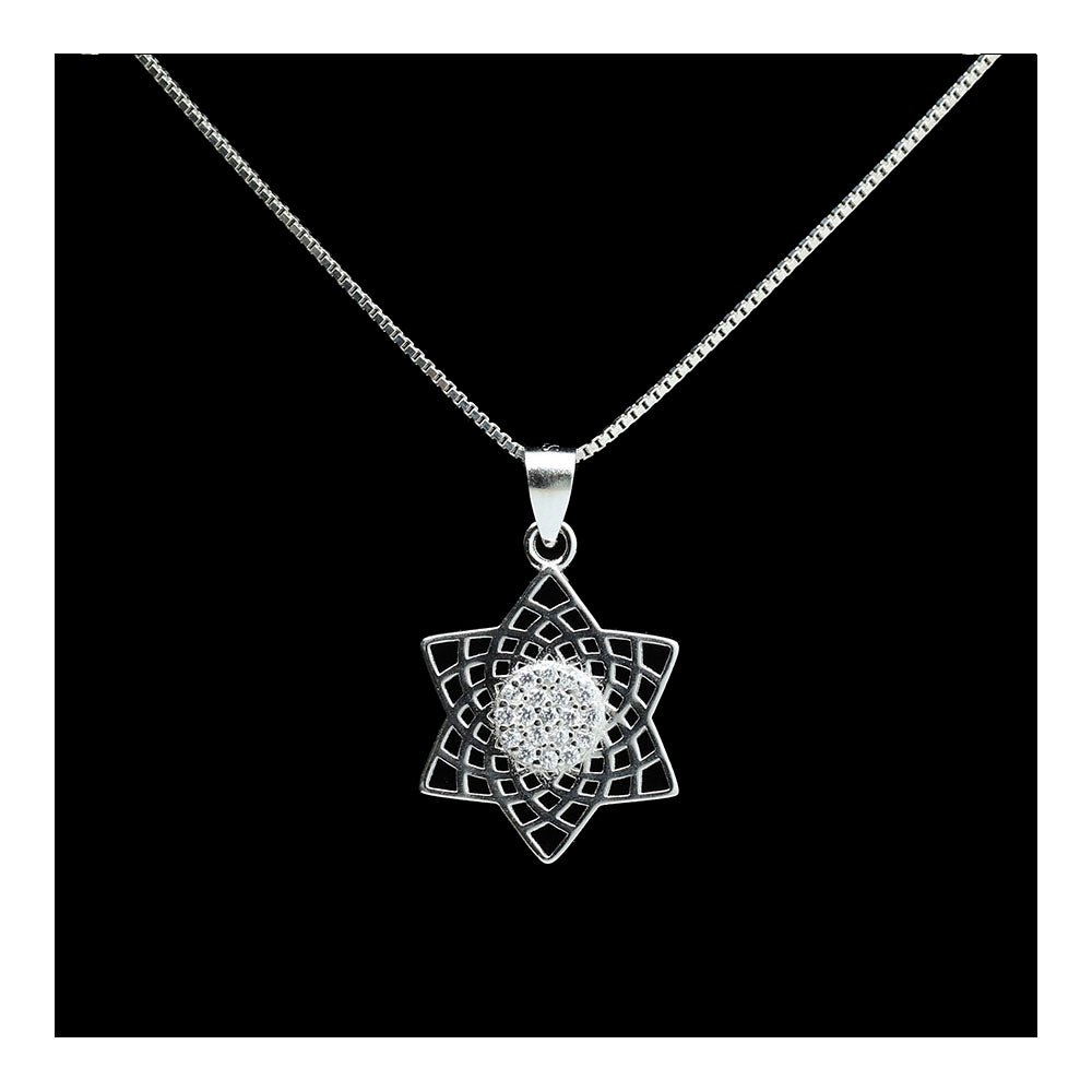 Sterling Star of David Necklace