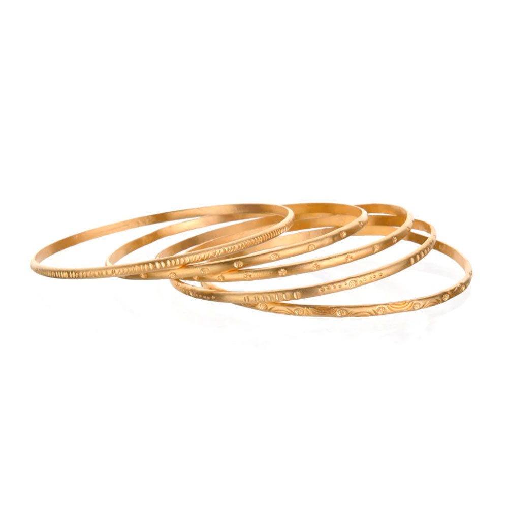 Gold Melody Bracelet Bangle