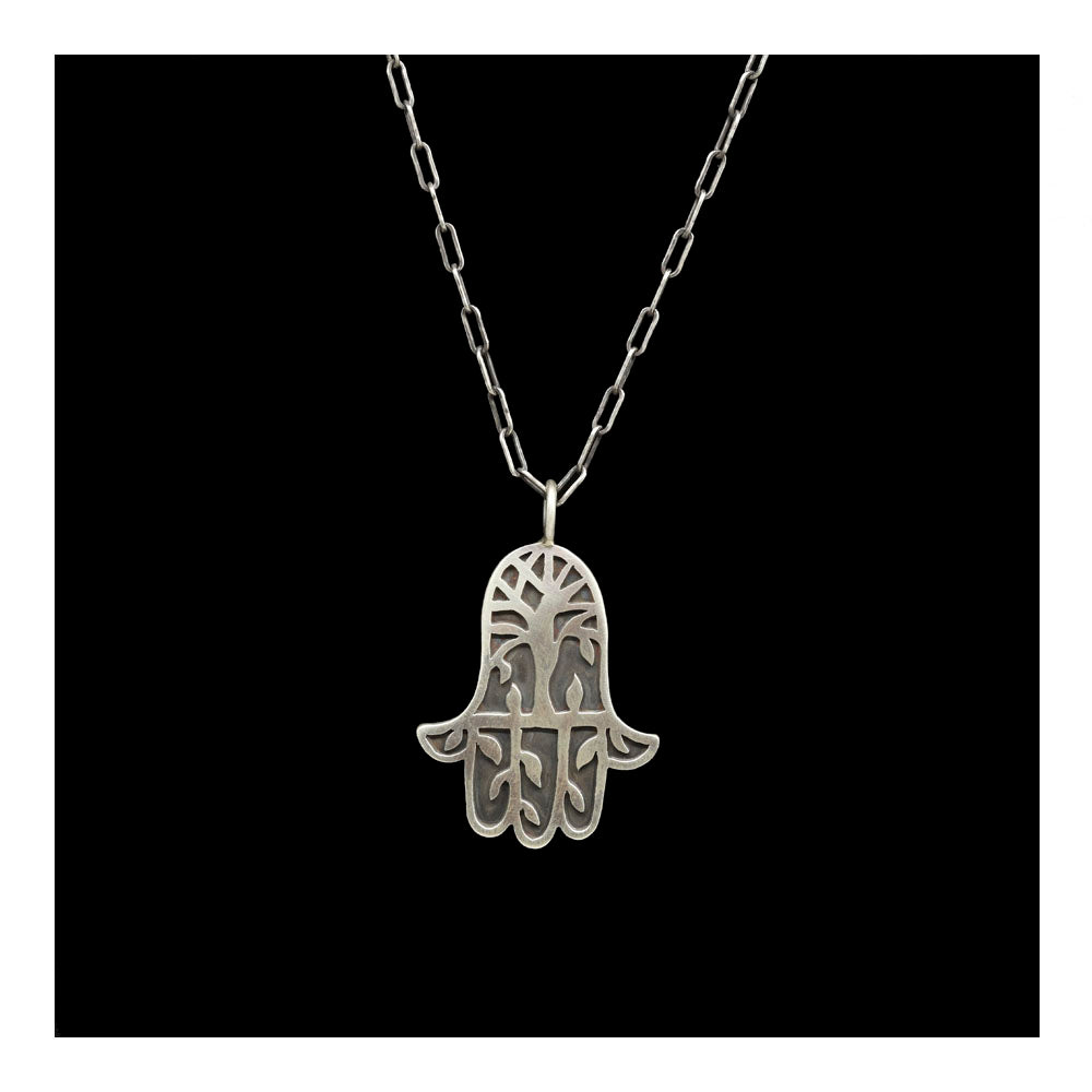 Hamsa Tree of Life Necklace