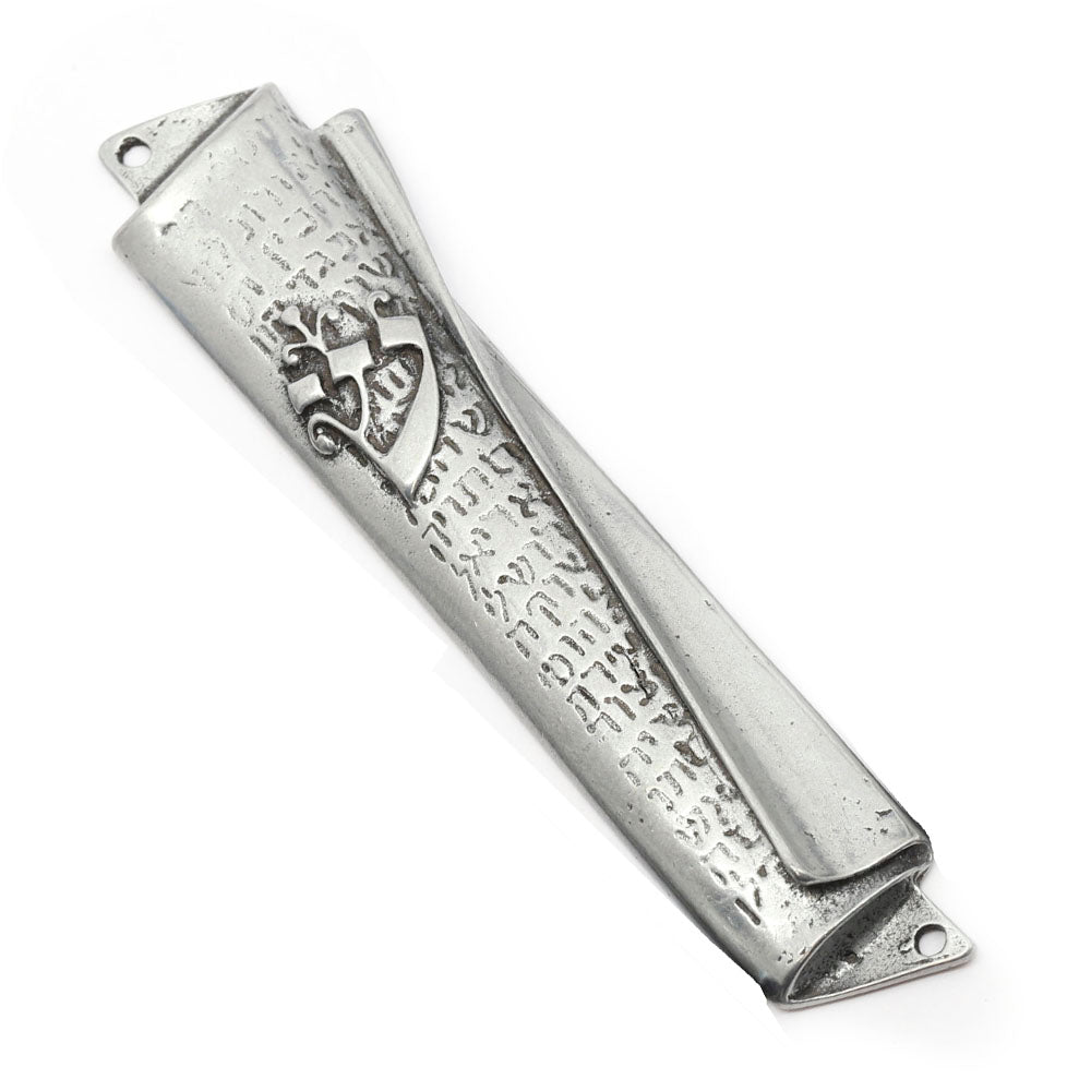 Scroll Style Mezuzah Case - Assorted Colors