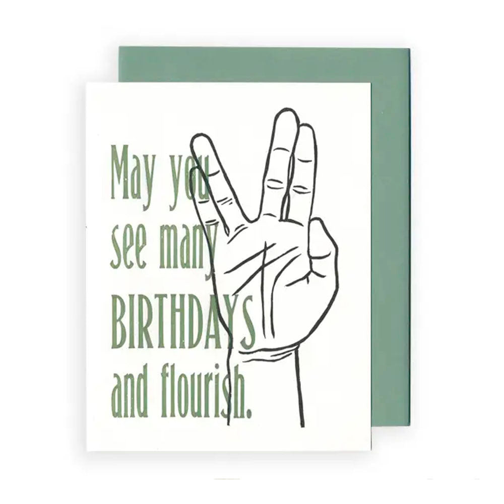 See Many Birthdays Greeting Card