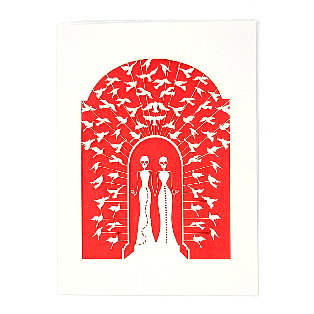 Bride & Bride Papercut Card