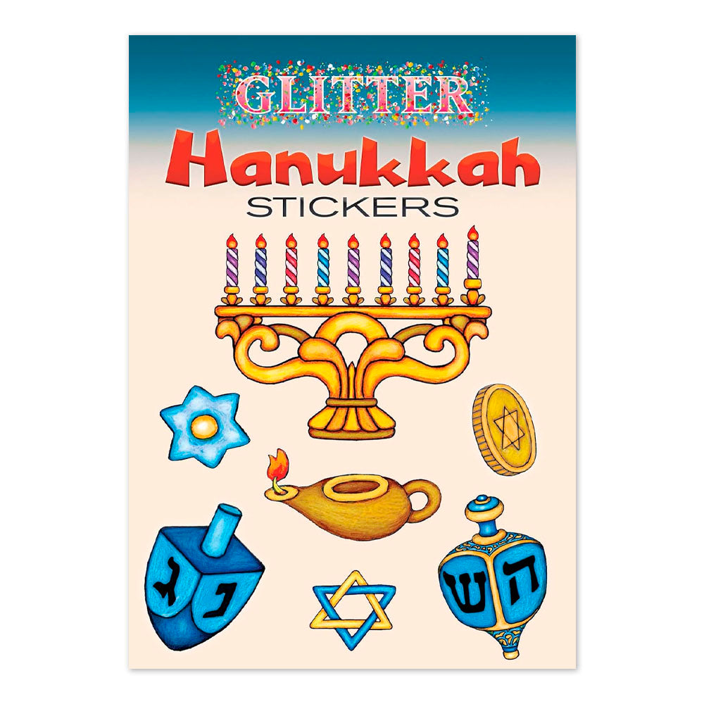 Glitter Hanukkah Stickers