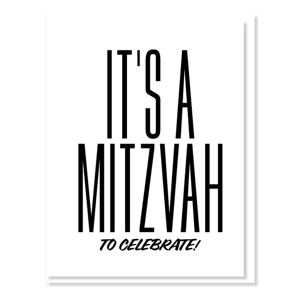 It's A Mitzvah To Celebrate! Greeting Card