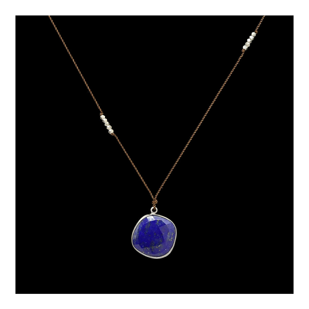 Lapis and Silver Necklace