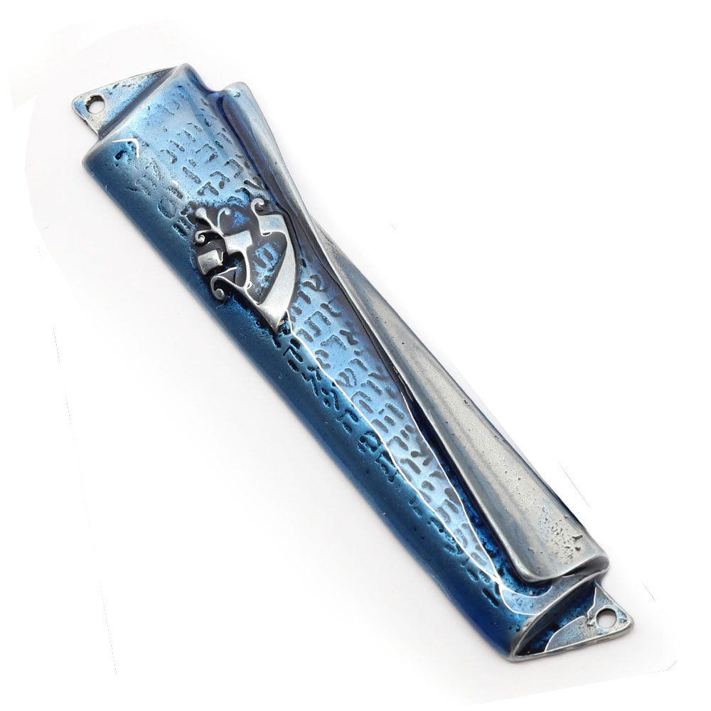 Scroll Style Mezuzah Case - Assorted Colors