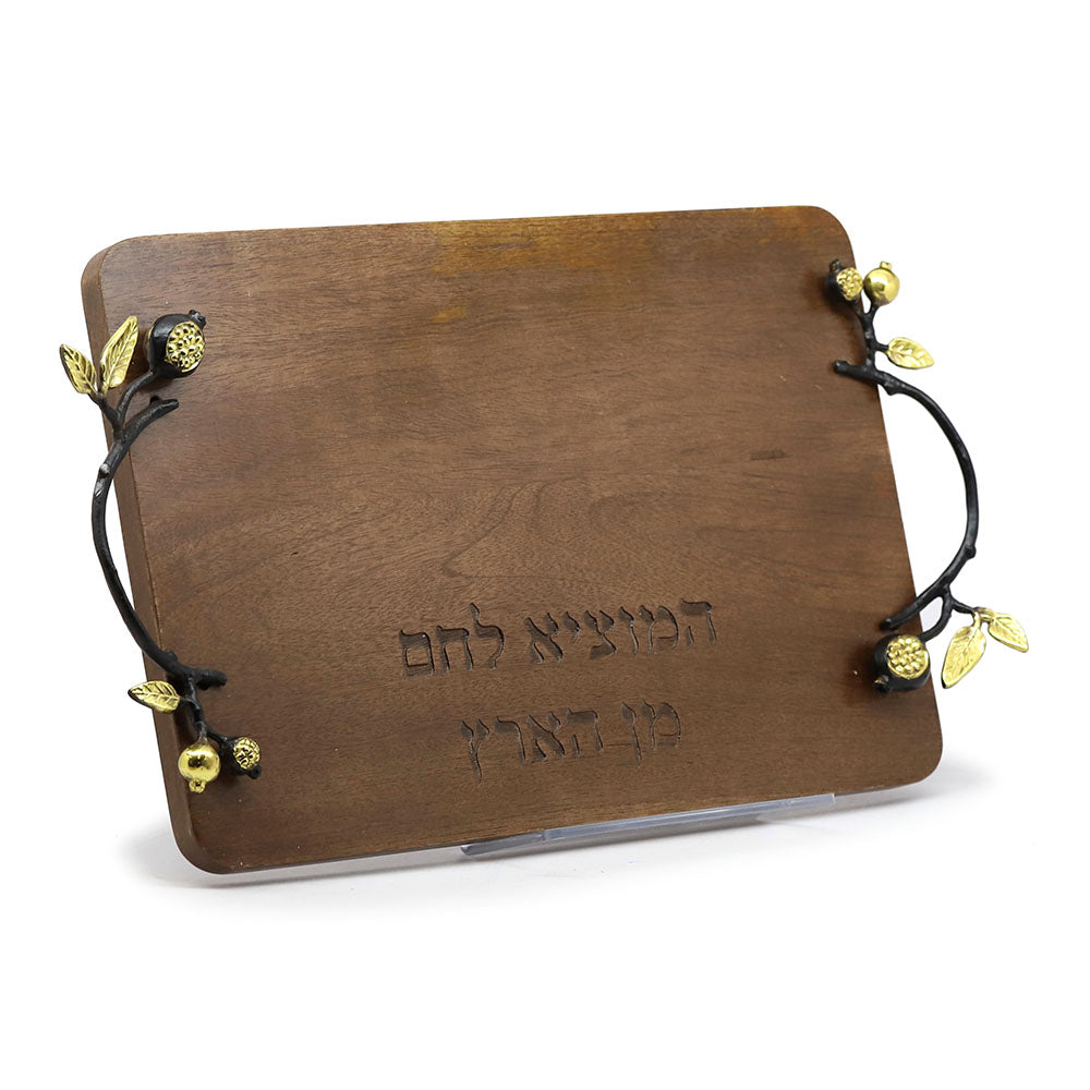 Challah Board with Pomegranates