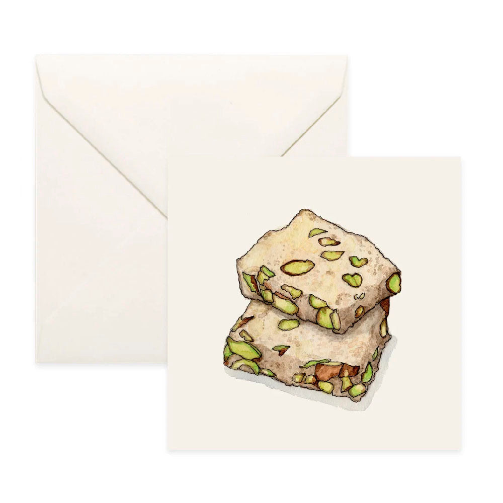 Pistachio Halva Greeting Card