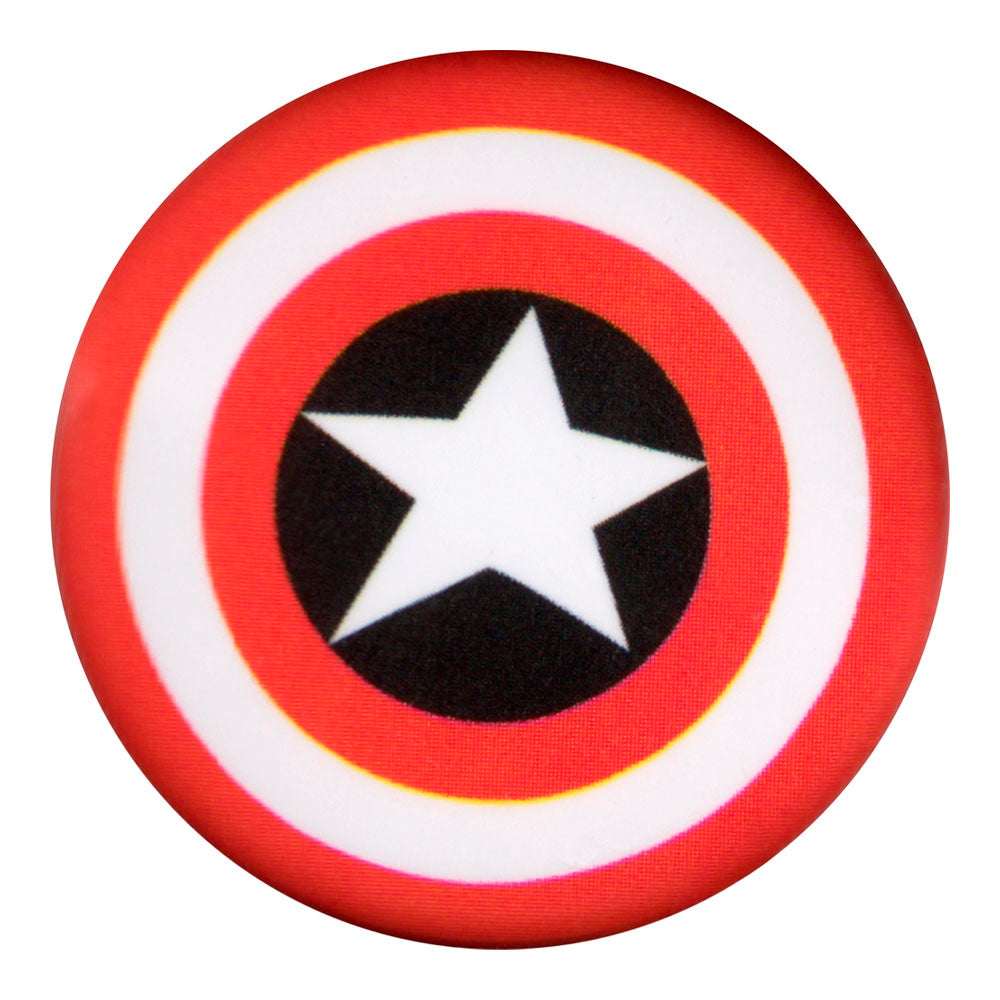 Captain America Shield Button Pin