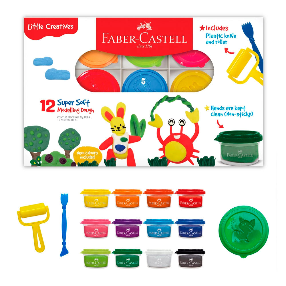 Little Creatives Supersoft Modeling Dough Set of 12