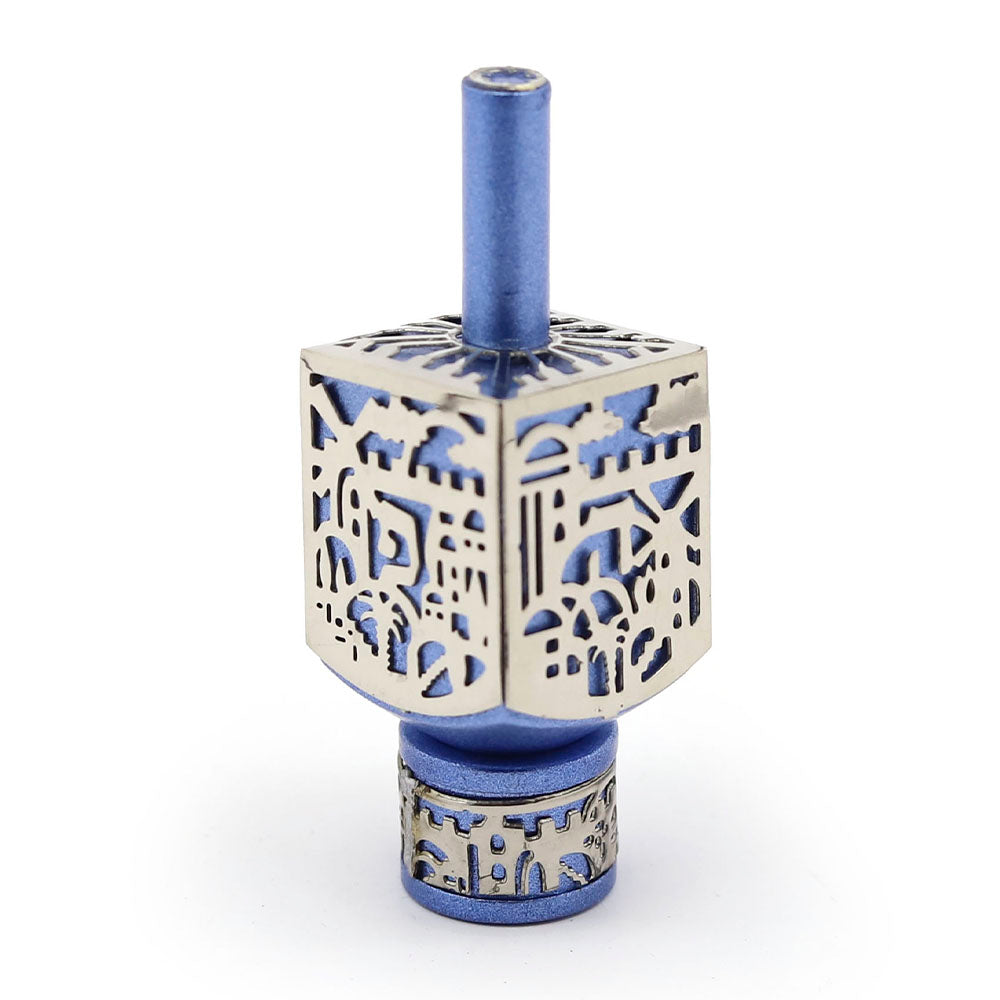 Metal Jerusalem Dreidel