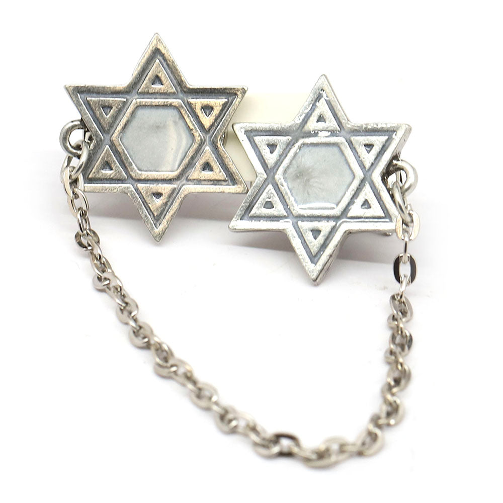 Star of David Shaped Tallit Clips