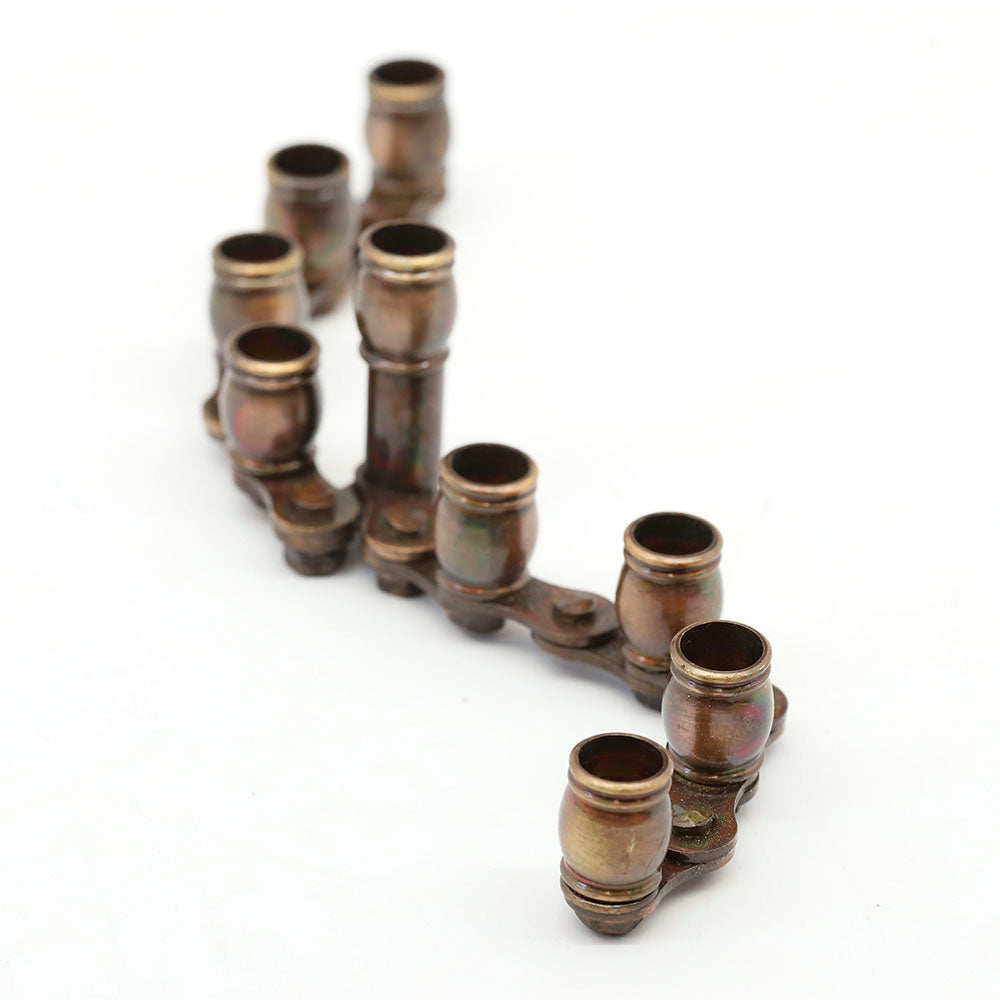 Bicycle Chain Hanukkiah
