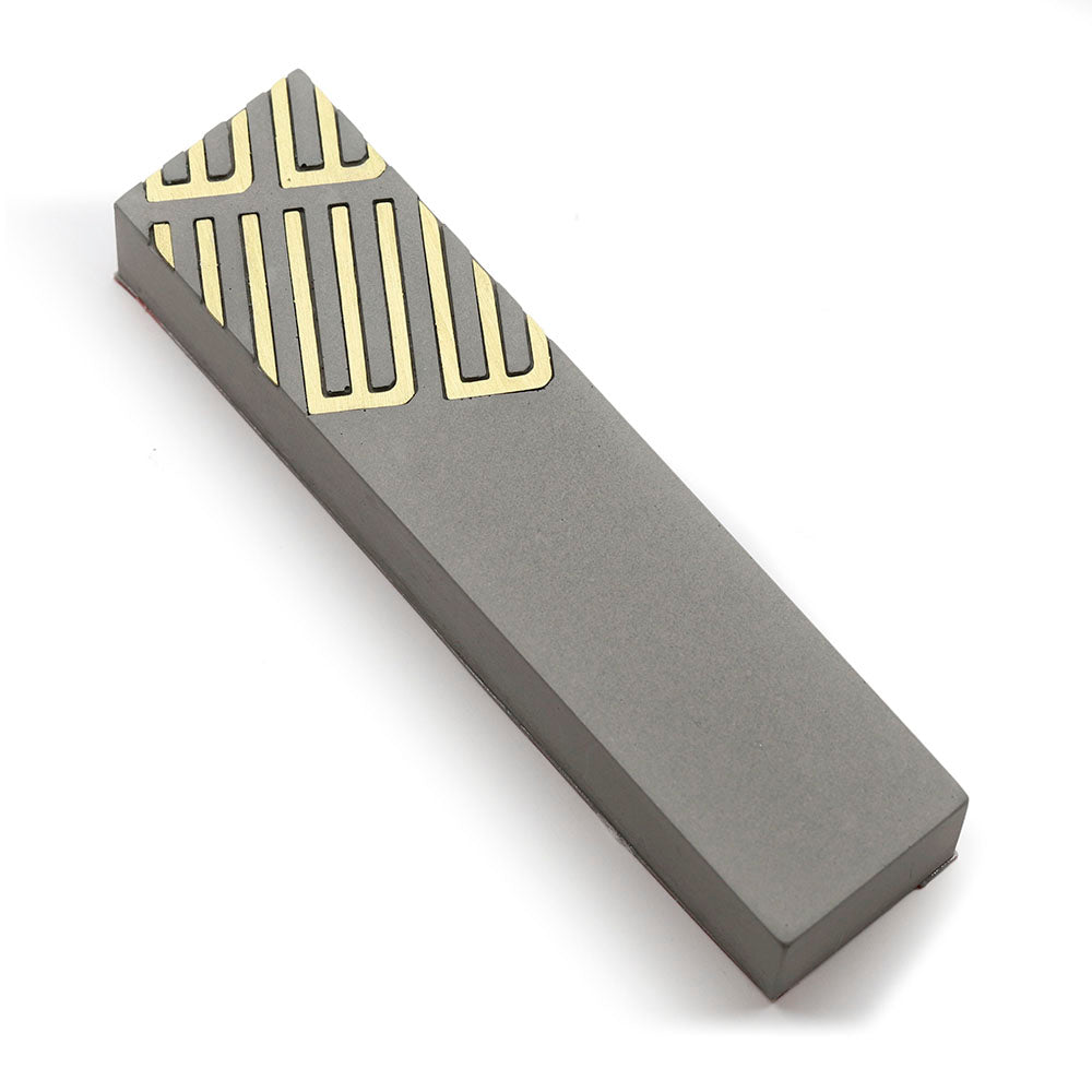 Dark Cement and Metal Mezuzah