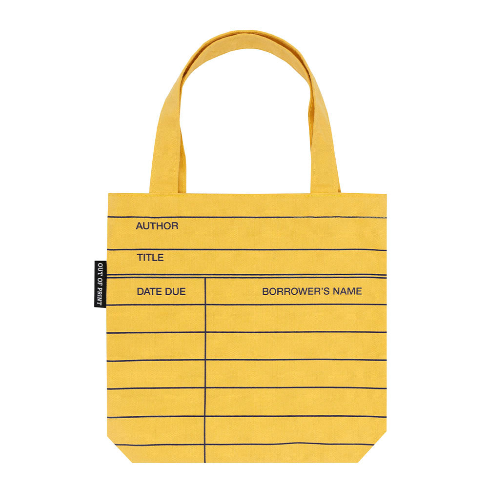 Library Card Mini Tote Bag