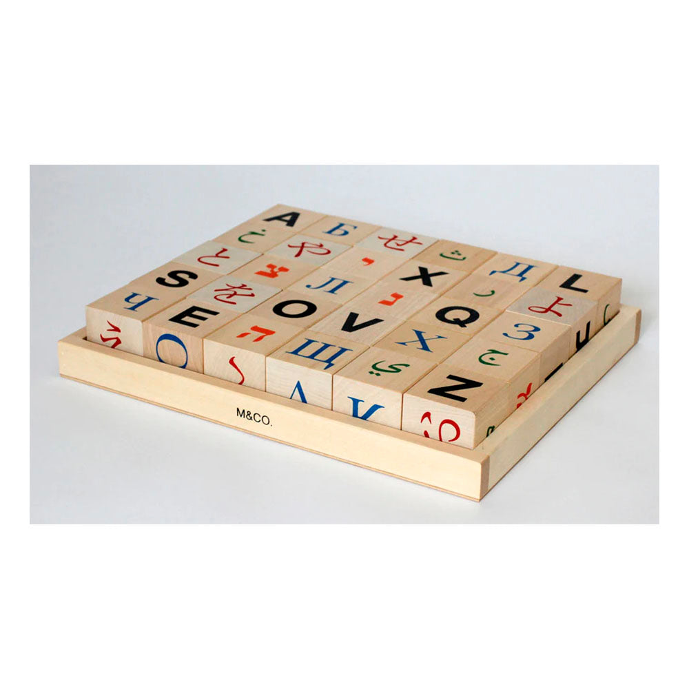 Tibor Kalman Global Alphabet Blocks