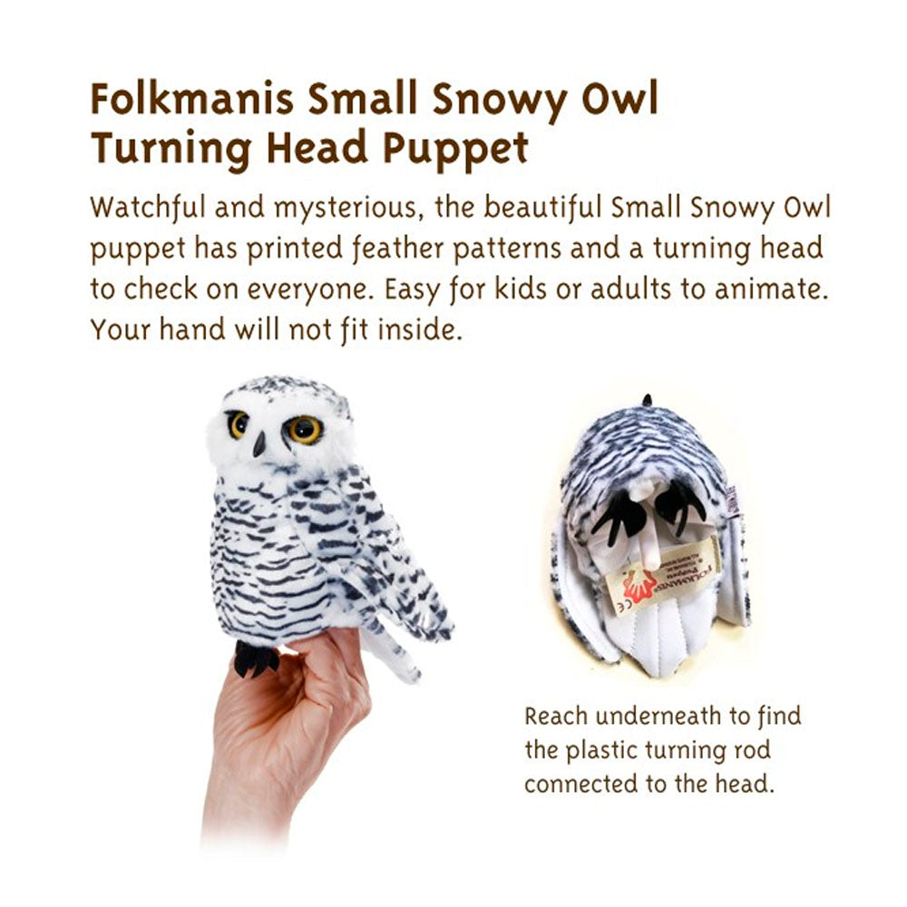 Small Snowy Owl Puppet