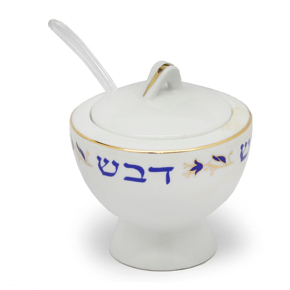 Honey Server in Porcelain