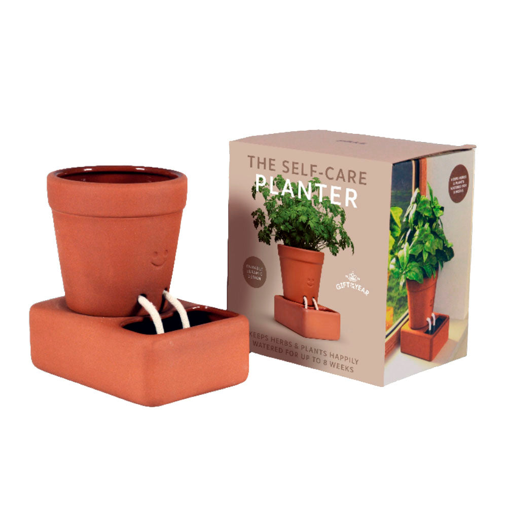 plant spa self watering pot Self Care Planter