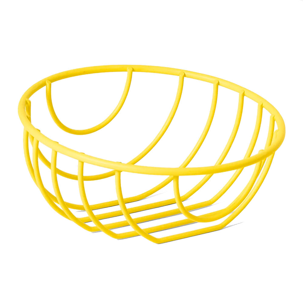 Small Yellow Outline Basket