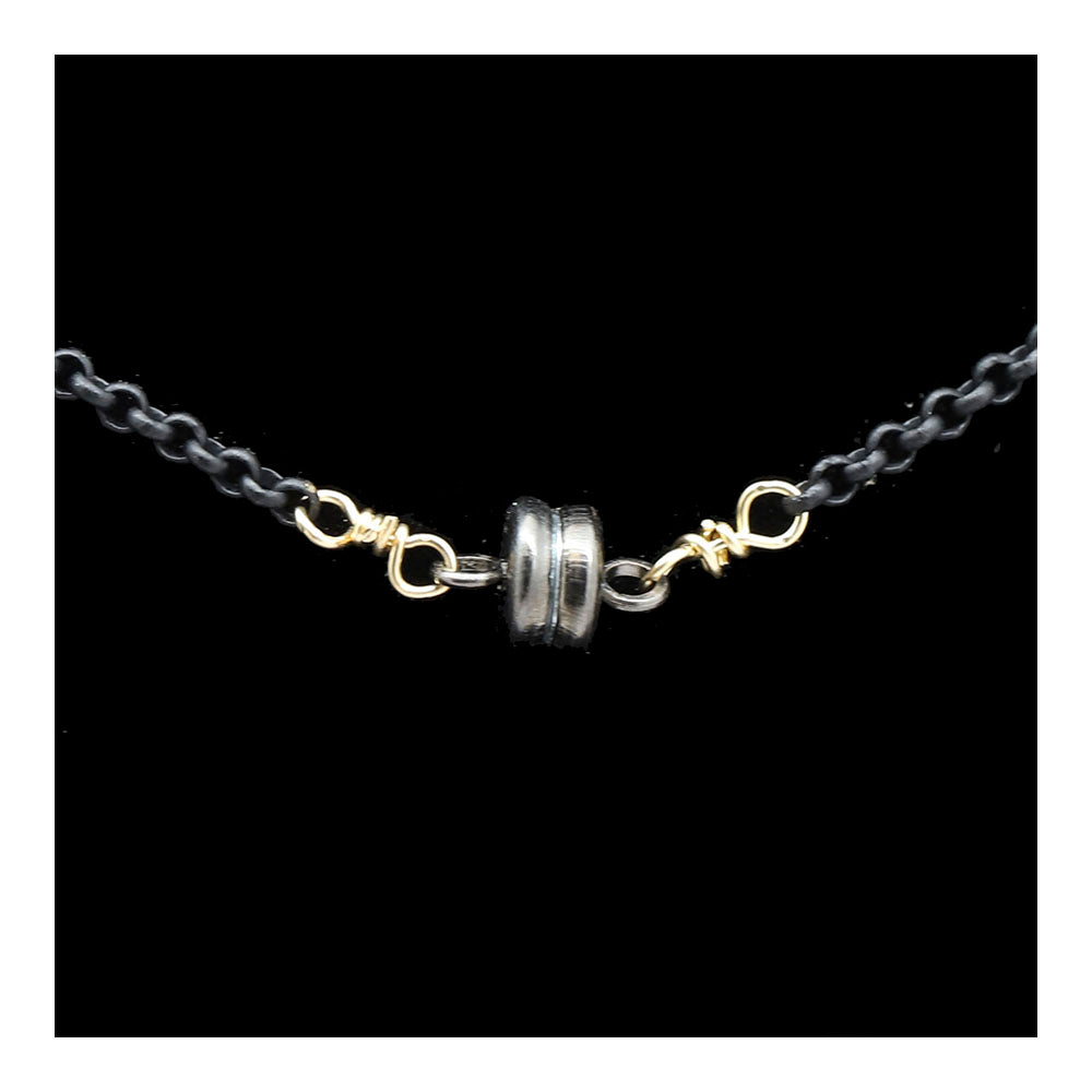 Black and Gold Pearl Necklace