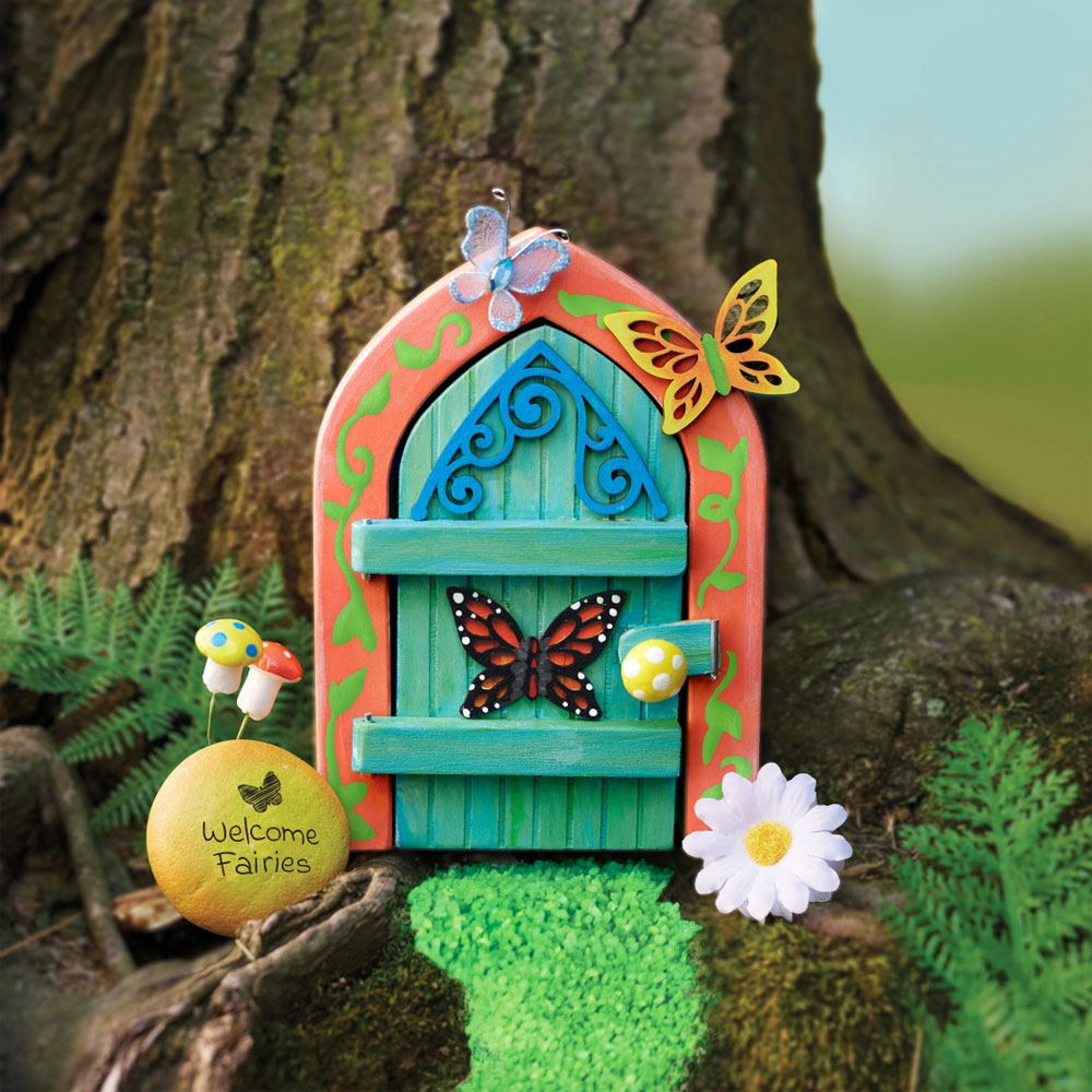 Butterfly Fairy Door - Diy Craft Kit For Kids