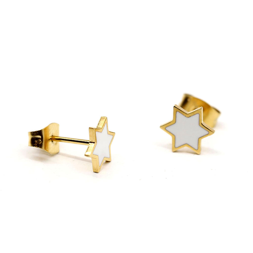 Star of David Stud Earrings