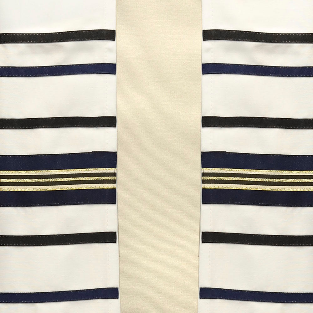 Tallit Set Navy & Gold