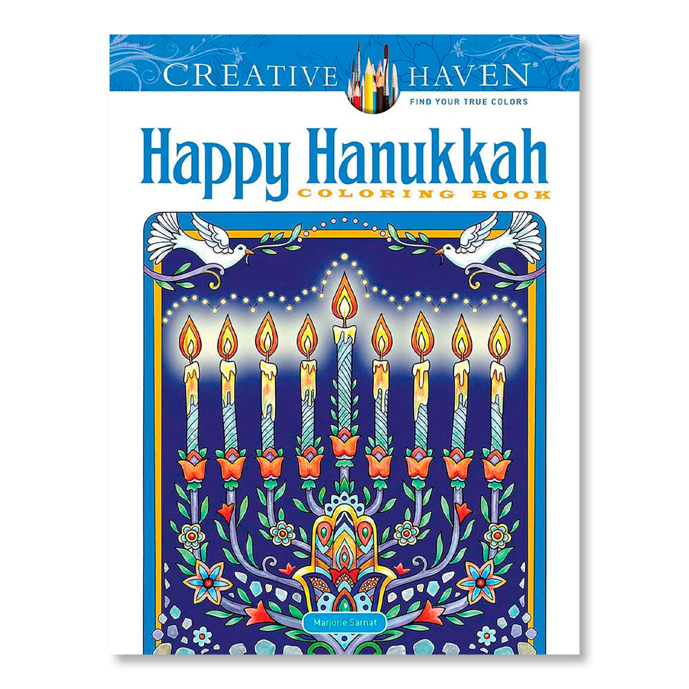 Creative Haven Happy Hanukkah Coloring Book