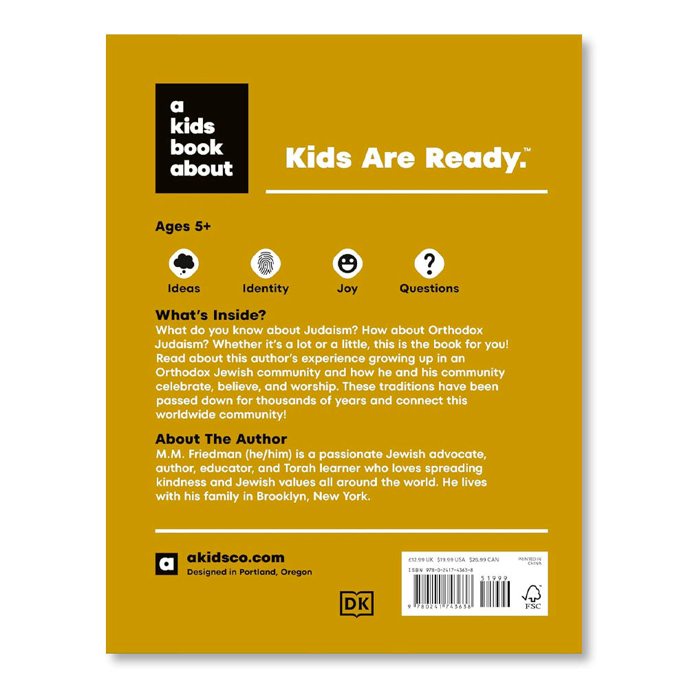 A Kids Book About Judaism