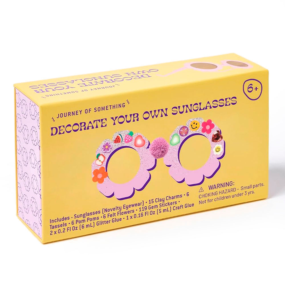 Decorate Your Own Flower Sunglasses Kit – DIY Kids' Craft Set