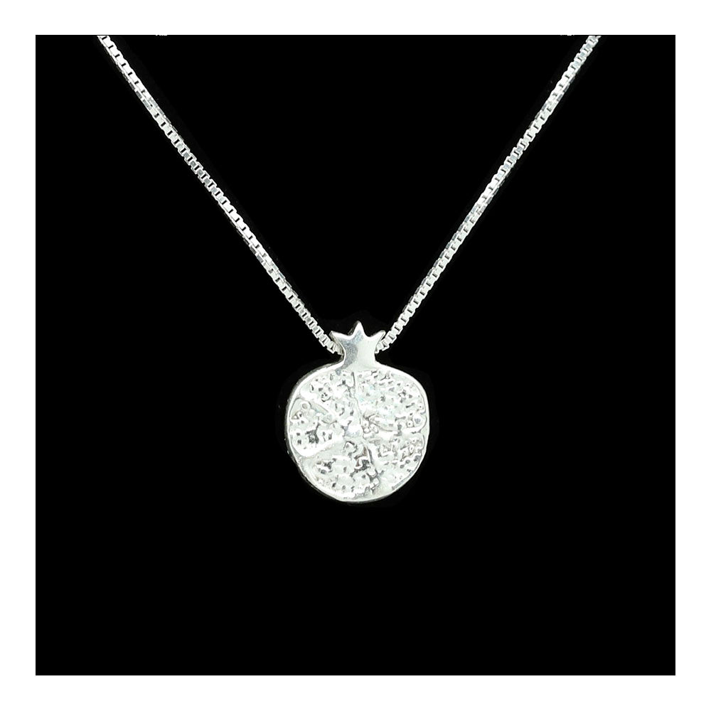 Sterling Silver Micro Pomegranate Necklace