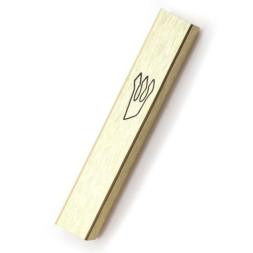 Simple Aluminum Engraved Mezuzah