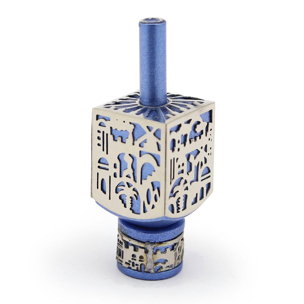 Metal Jerusalem Dreidel