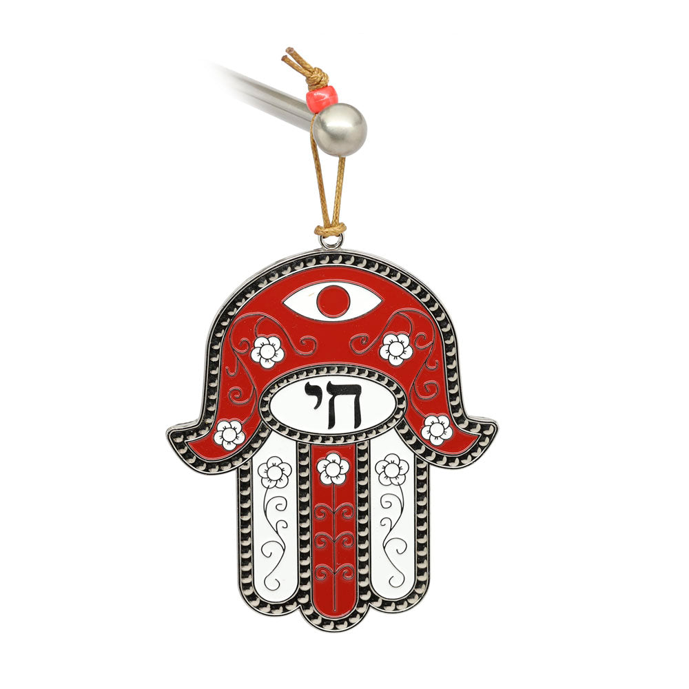 Wall Hanging Hamsa in Red