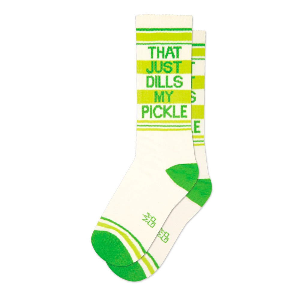 That Just Dills My Pickle Gym Crew Socks