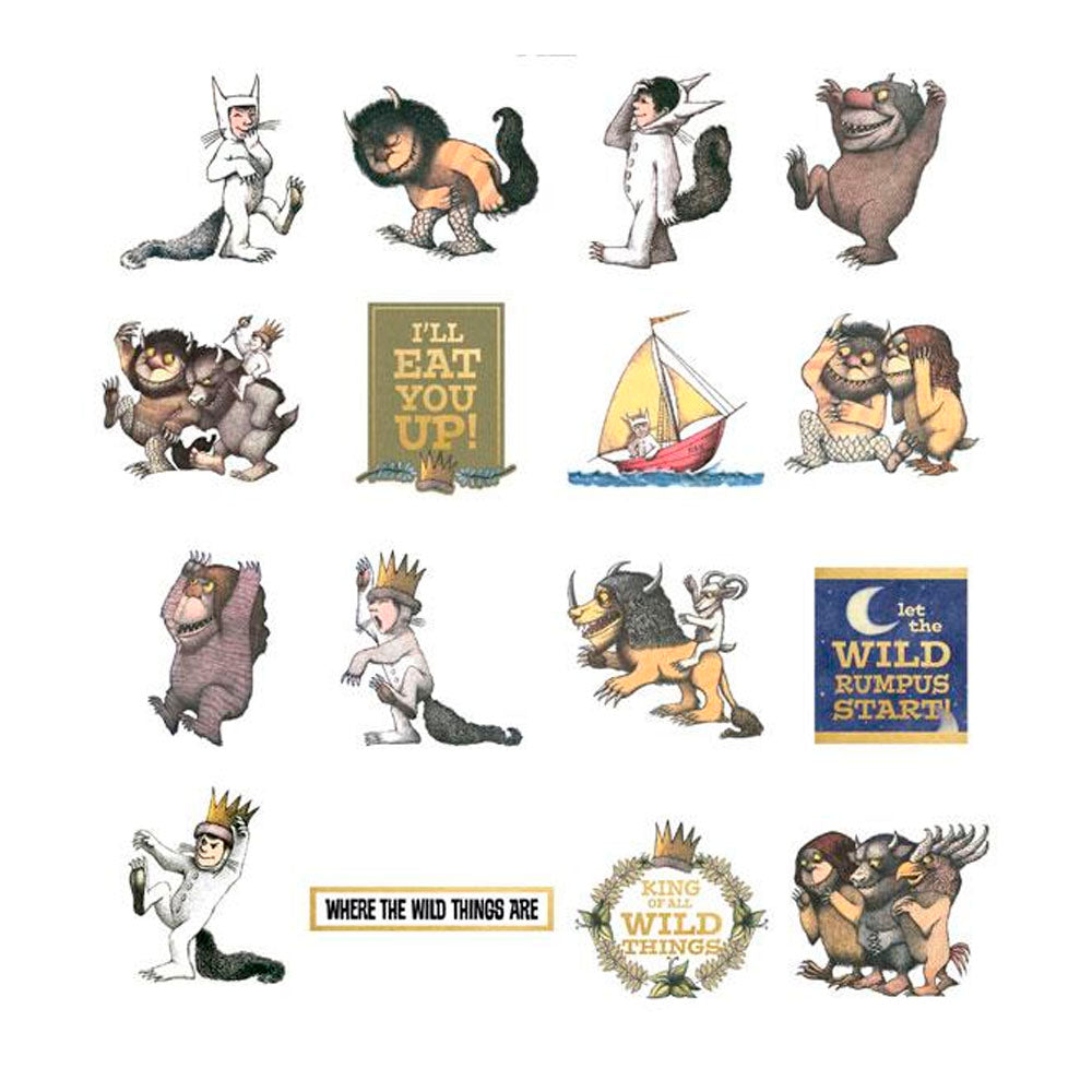 Where the Wild Things Are Diecut Stickers