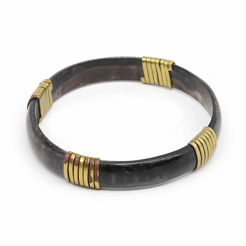 Horn Bangle Bracelet