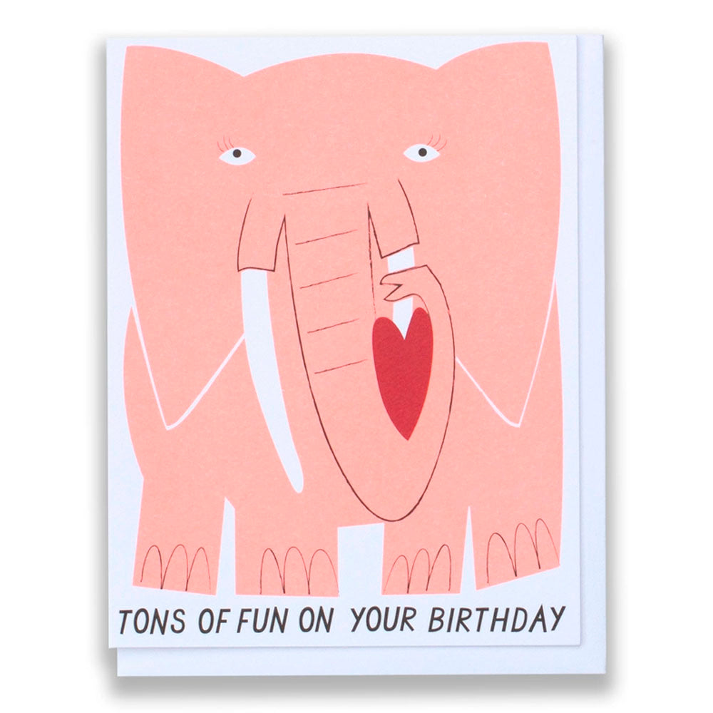 Big Elephant Birthday Note Card