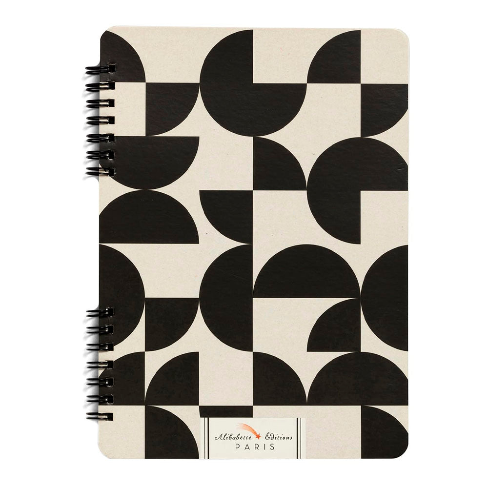 Alibabette Double Spiral Lined Journa