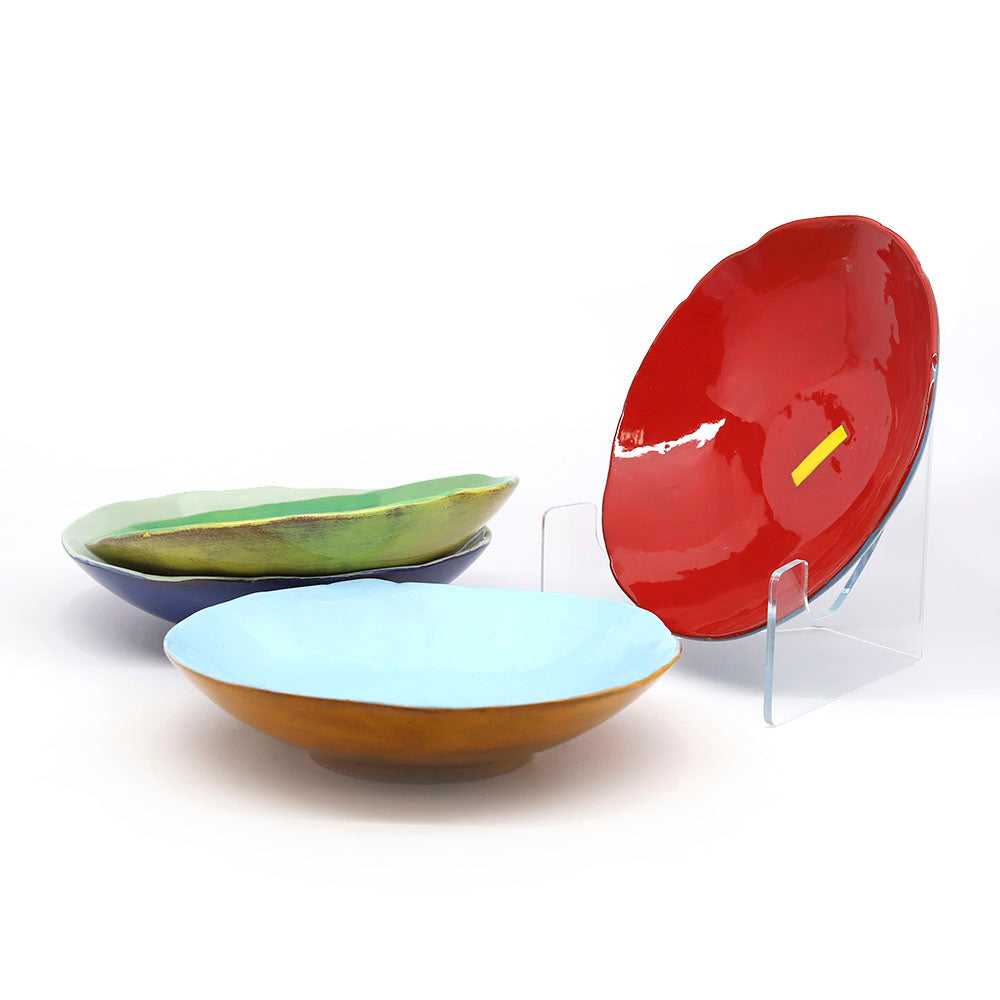 Ceramic Pasta Bowl - Assorted Colors