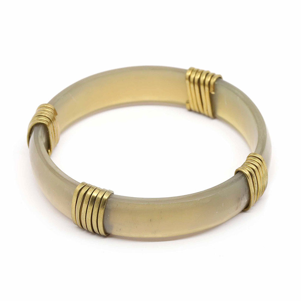 Horn Bangle Bracelet